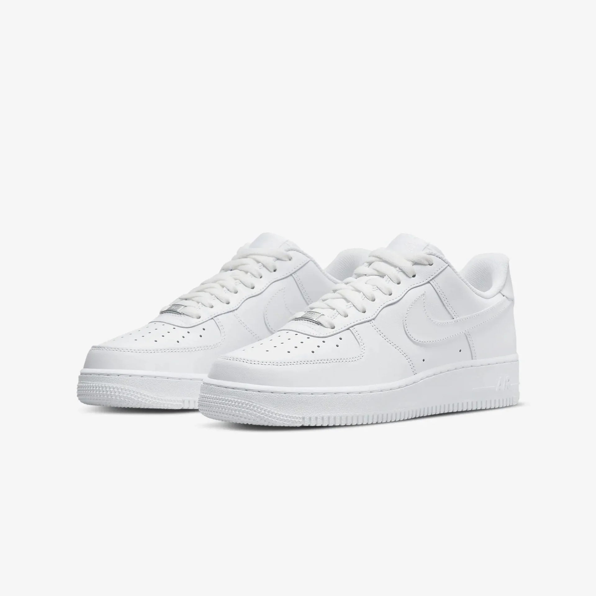 Men’s White Air-Style Casual Sneakers