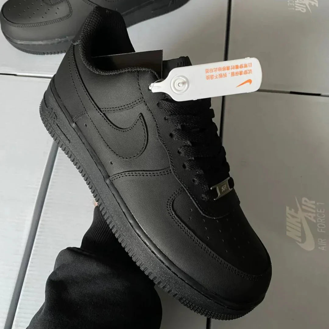 Men’s Black Air-Style Casual Sneakers